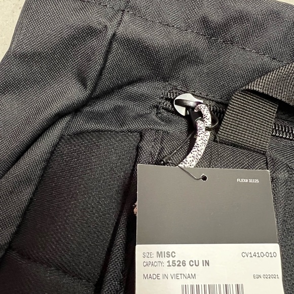 Nike Sportswear Heritage Rusack Backpack Black CV1410-010 - Picture 3 of 6